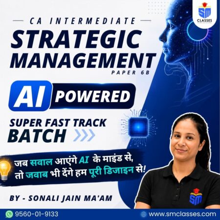 CA Inter SM AI Powered Super Fast Track Batch By Sonali Ma'am